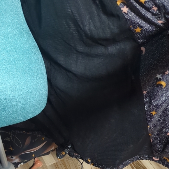 Torrid Black Star and Moon Rain Coat - Picture 5 of 7